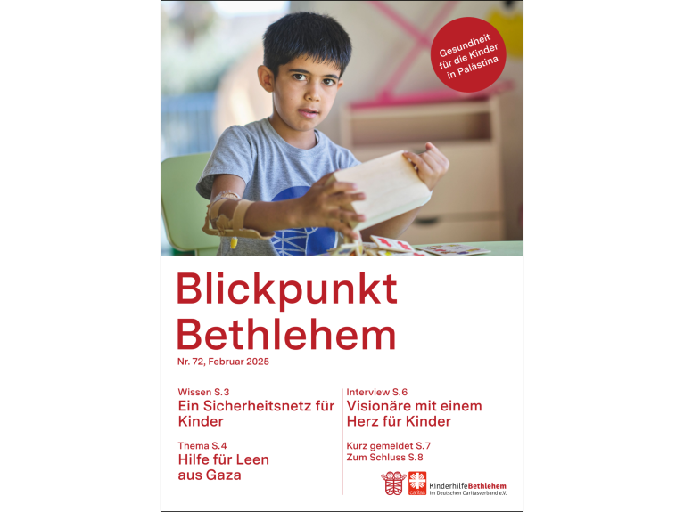 „Blickpunkt Bethlehem", Ausgabe 72