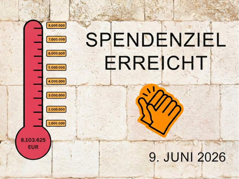 Das Spendenziel wurde im Juni 2026 erreicht!