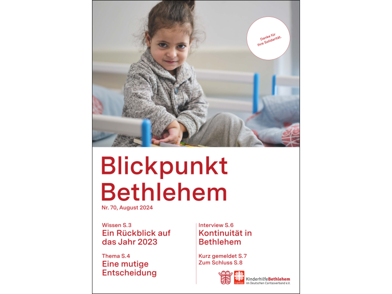„Blickpunkt Bethlehem", Ausgabe 70