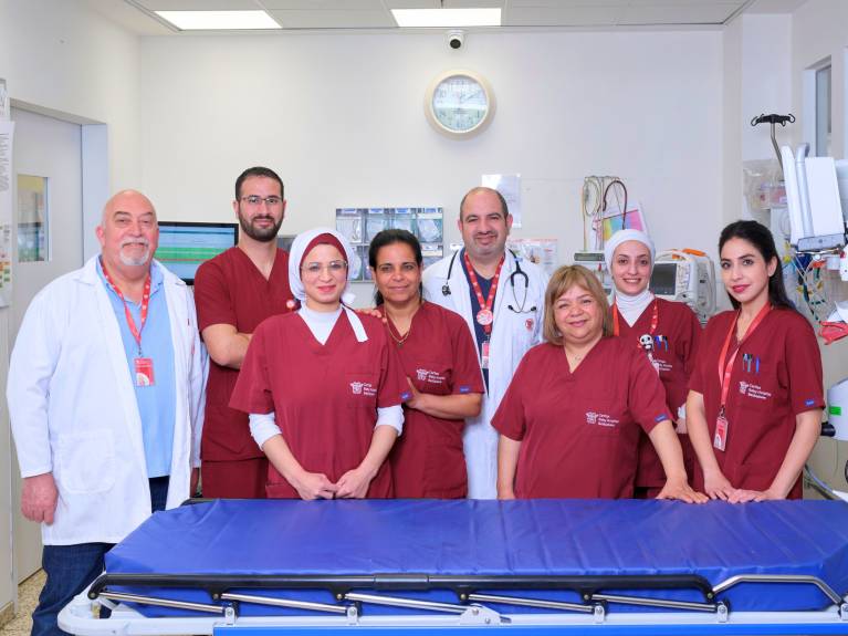 Mitarbeitende im Caritas Baby Hospital