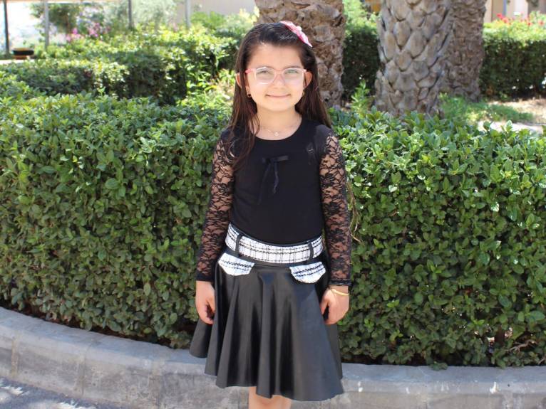 Leen aus Gaza wird im Caritas Baby Hospital behandelt